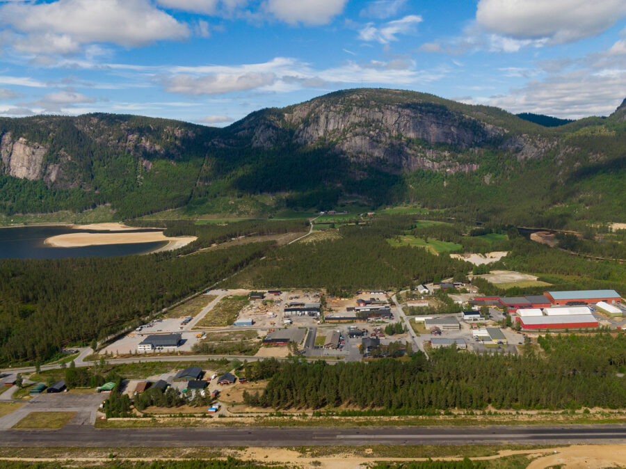 Bilde av industriområdet